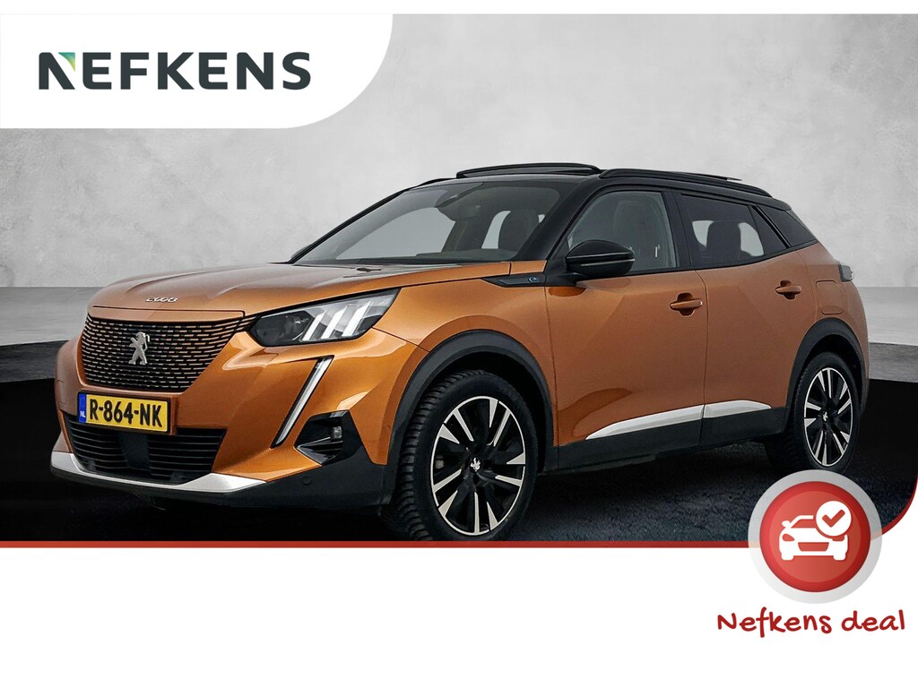 Peugeot e-2008 SUV EV GT Pack 50 kWh 136pk | Panorama/Schuifdak | Cruise Control Adaptief | Stoelverwarming | All Season Banden