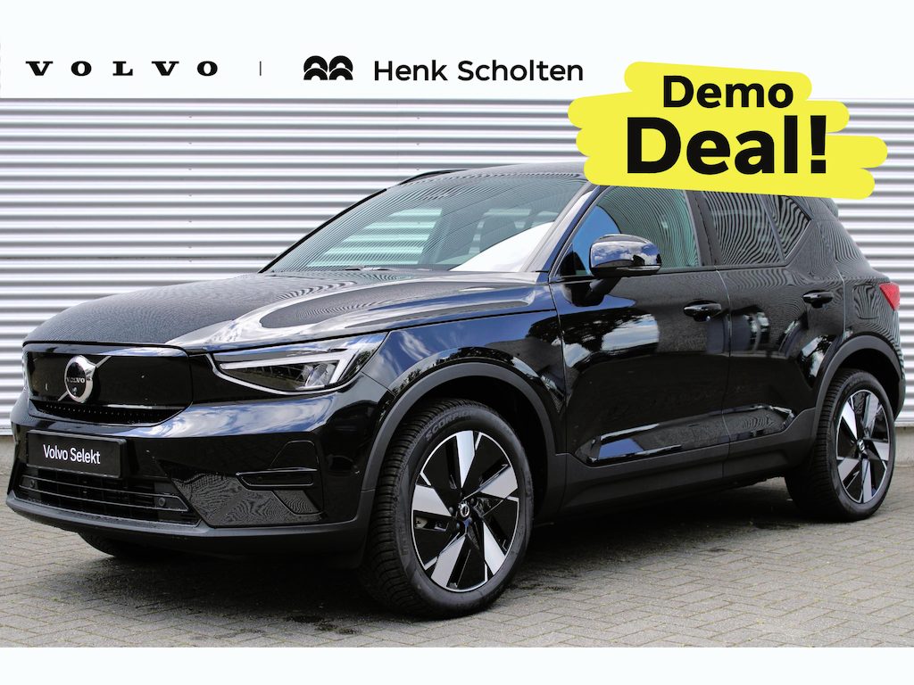 Volvo EX40 Single Motor Extended Range Plus Europa 82 kWh | Demo deal | SOH-waarde 100% |All-Season banden | 360 Graden Camera | Harman/Kardon | Keyless | Elektrische Achterklep | BLIS | Elektrisch Verstelbare Stoelen | Stoelverwarming | Stuurverwarming | Getint Glas Achter | Verwarmbare Achterbank | Adaptieve Cruise Control | Pilot Assist | Lane Assist