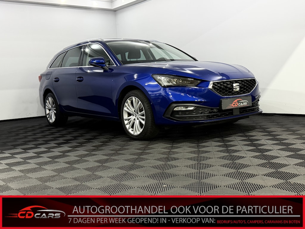 SEAT Leon Sportstourer 1.5 TSI Style Launch Edition Camera, Navi, Virtual desk, Elektrische achterklep, Stoelverwarming, A start stop, Lichtmetalen velgen