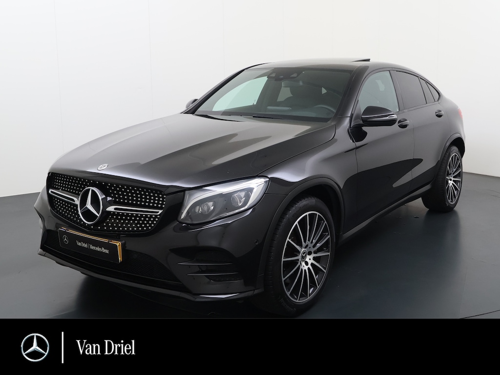 Mercedes-Benz GLC Coupe 220 d 4MATIC AMG line | Schuifdak Trekhaak HUD Memory Burmester