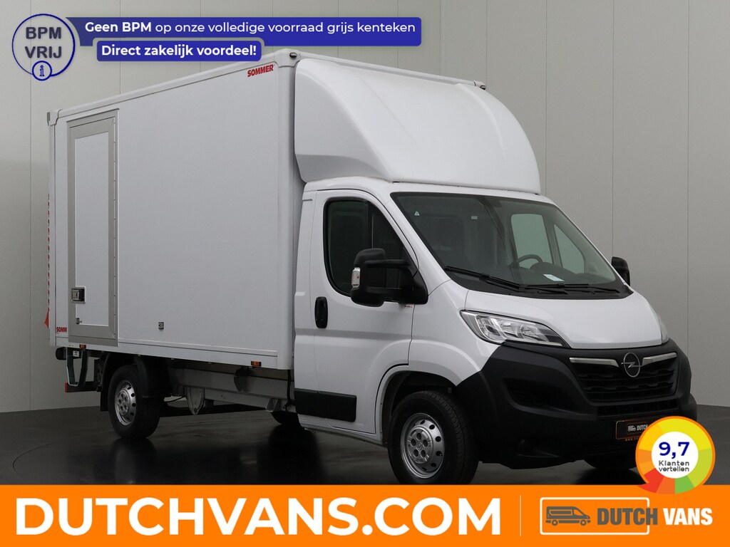 Opel Movano 140PK Bakwagen+Laadklep | Zijdeur | Dakspoiler | Airco | Cruise | Camera | 3-Zits