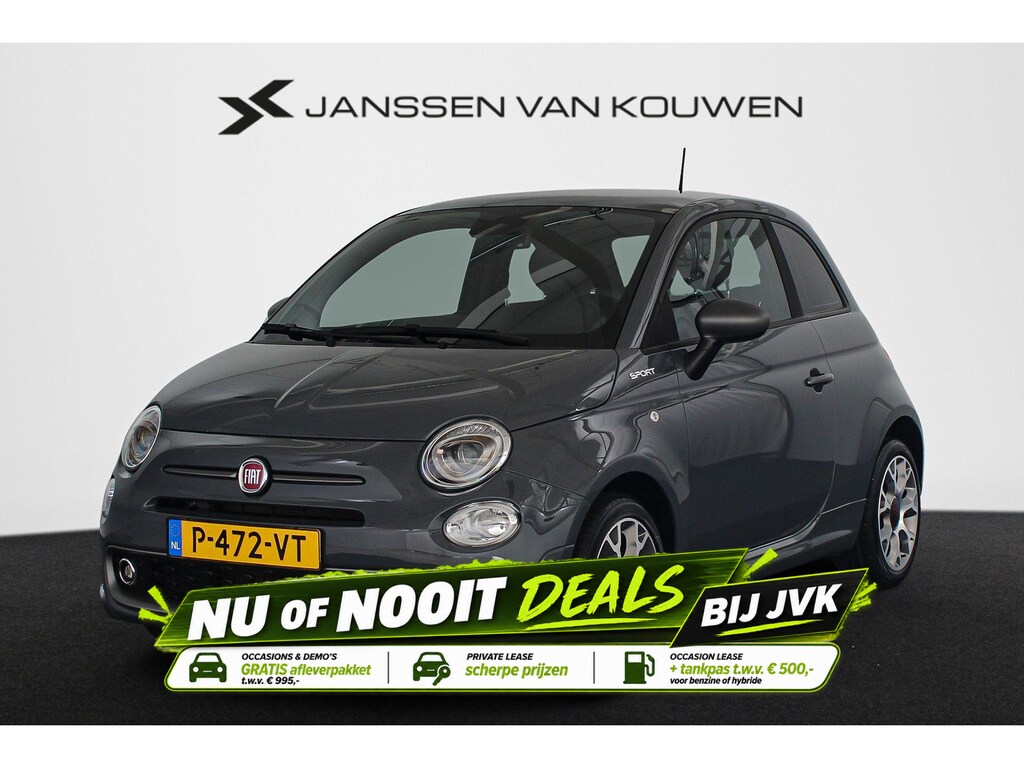 Fiat 500 1.0 Hybrid Sport Panoramadak Climate Control Apple CarPlay