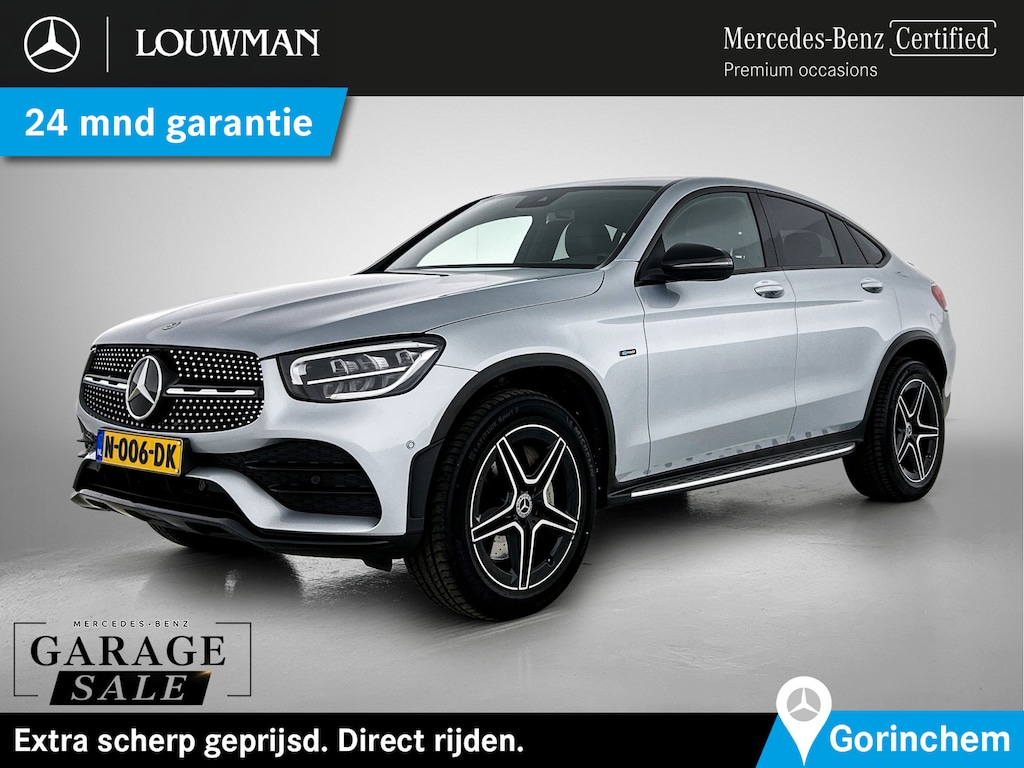 Mercedes-Benz GLC Coupe 300 e 4MATIC Business Solution AMG | Achteruitrijcamera | Apple CarPlay | Treeplanken | Spoiler | Inclusief 24 maanden MB Certified garantie voor Europa. garage-sale
