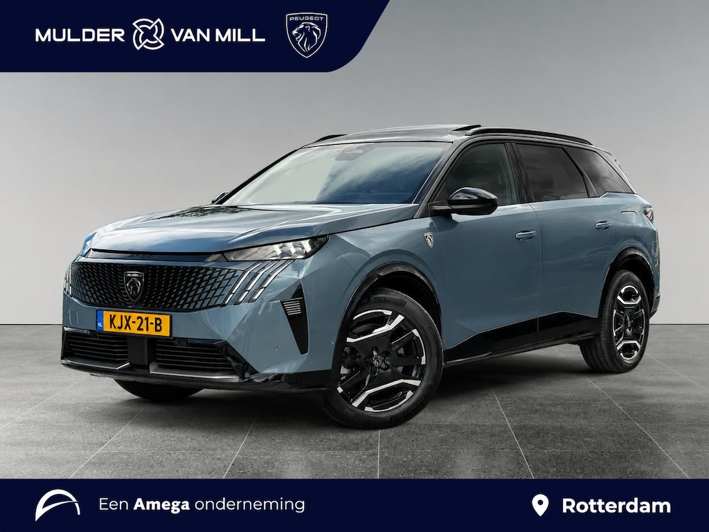 Peugeot e-5008 GT EV 73kWh 210pk | ALCANTARA | MASSAGE | SCHUIF/KANTELDAK | 360° CAMERA | NAVI | ADAPTIVE CRUISE | WARMTEPOMP |