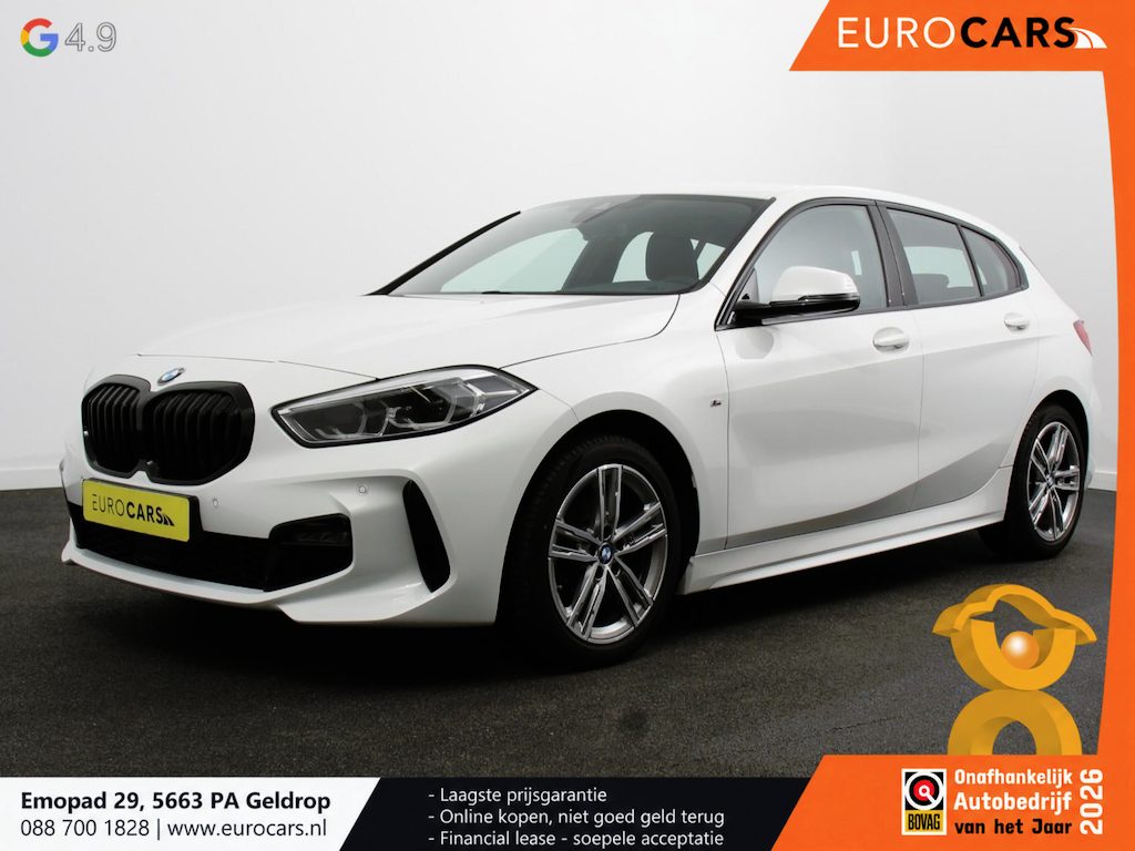 BMW 1-Serie 118i M-Sport Automaat Digitale Cockpit  Climate control  Stoel verwarming  LED  Sfeer verlichting  Lichtmetalen velgen  Navigatie  Apple carplay/ Android auto  Parkeersensoren