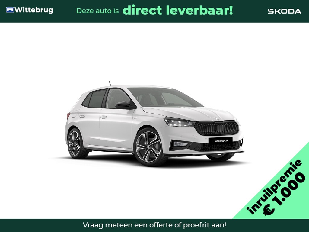 Skoda Fabia 1.0 TSI Monte Carlo € 1.000,00 inruilpremie