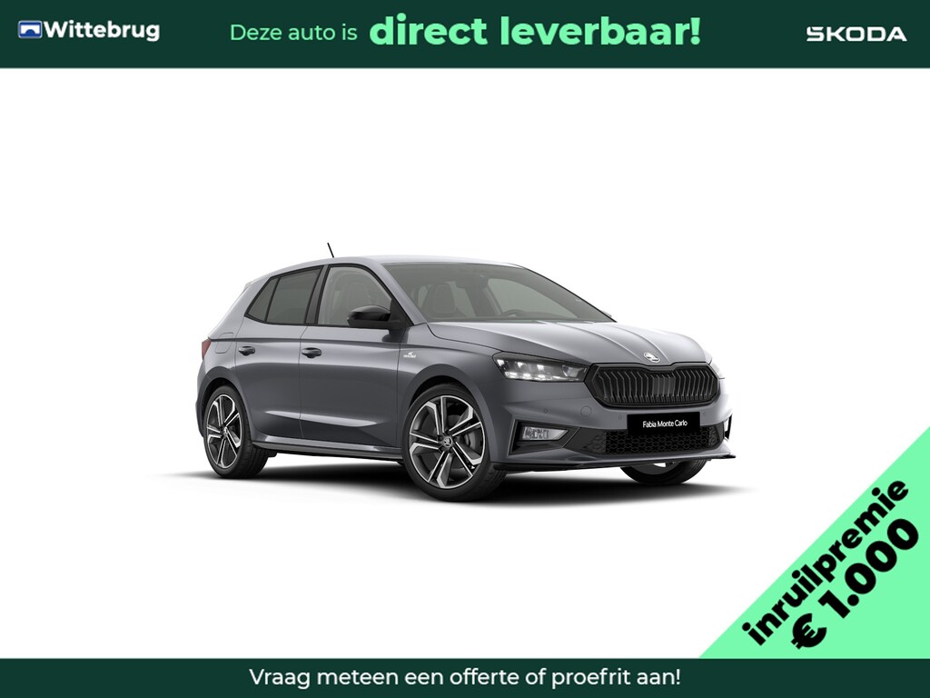 Skoda Fabia 1.0 TSI Monte Carlo € 1.000,00 inruilpremie