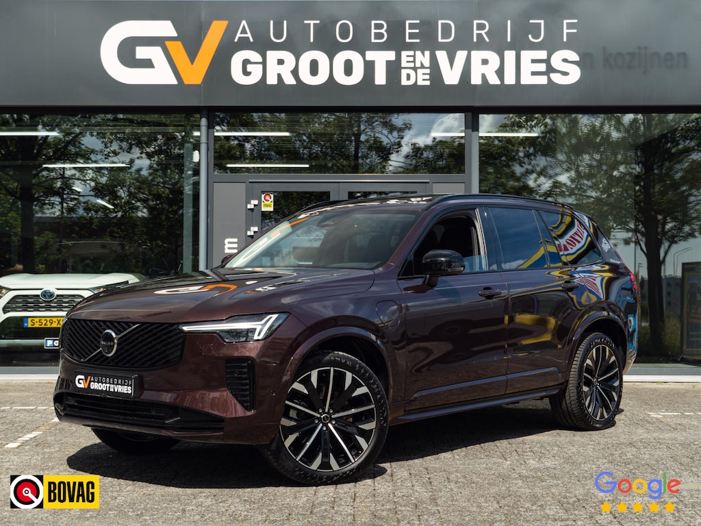 Volvo XC90 2.0 T8 Plug-in hybrid AWD Plus Dark Pano|Luchtvering|H&K|Trekhaak|7p|BLIS