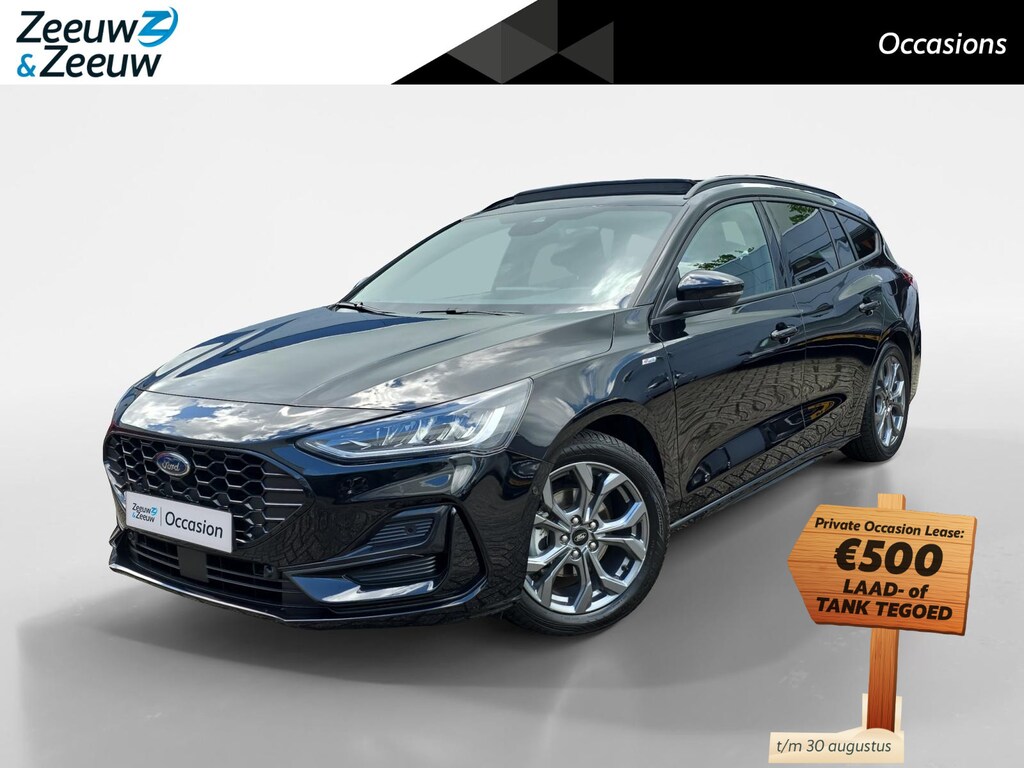 Ford Focus Wagon 1.0 EcoBoost Hybrid ST Line X | Automaat! | Panoramadak | Adapt. Cruise Control | Winterpakket | Android Auto/Apple Carplay | Achteruitrijcamera | 12 maanden garantie! |
