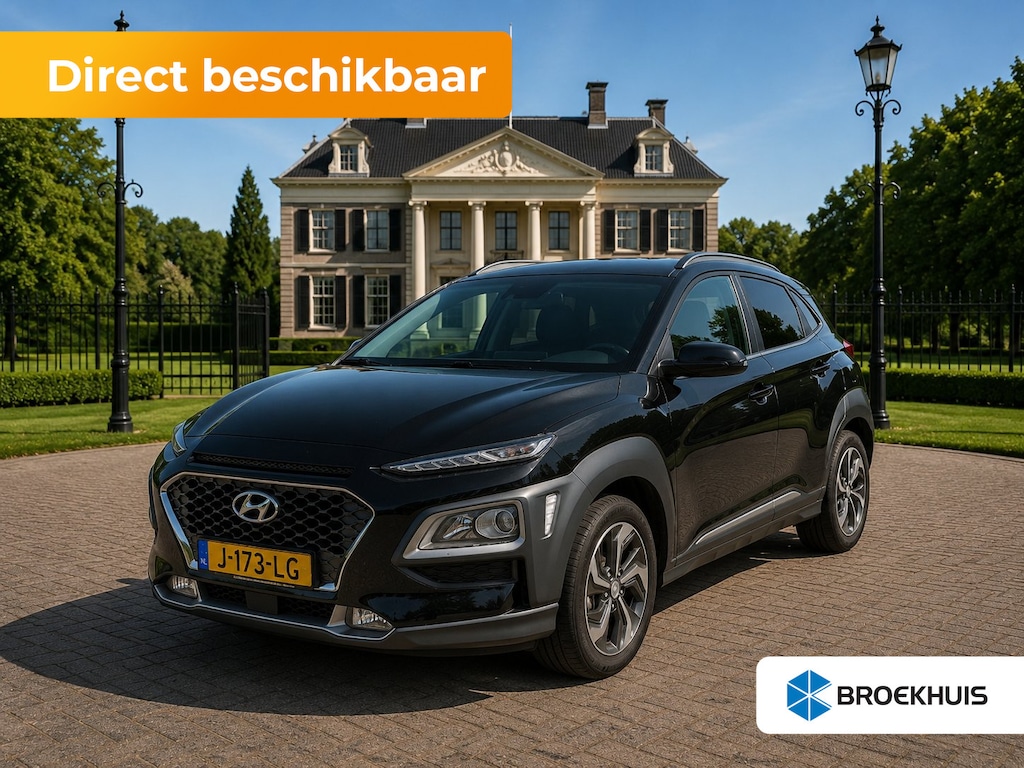 Hyundai Kona 1.6 GDI HEV Fashion | NL-AUTO! | CAMERA | ADAPTIVE CRUISE | TREKHAAK | DODE HOEK | ALL SEASON | DEALER OH! | LANE ASSIST | PARK SENS | PREMIUM AUDIO