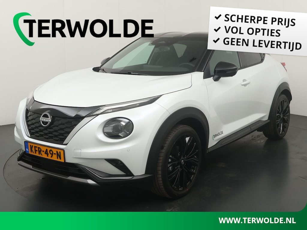Nissan Juke 1.6 Hybrid N-Sport | Stoel, voorruit en stuurverwarming | 360 camera | Adaptieve cruisecontrol |