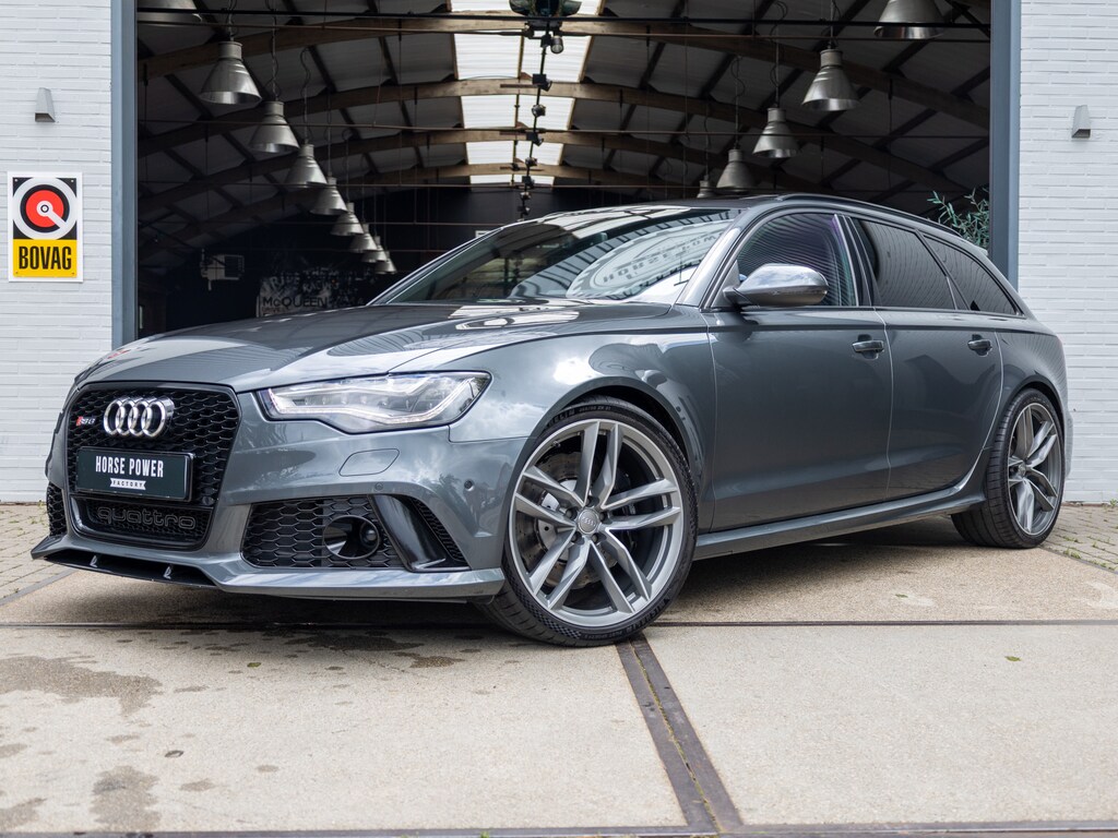 Audi RS6 Avant 4.0 TFSI quattro Pro Line Plus *Pano | HUD | ACC | Softclose | Carbon | Keyless | Blindspot | Stoelverw. V+A | Camera*