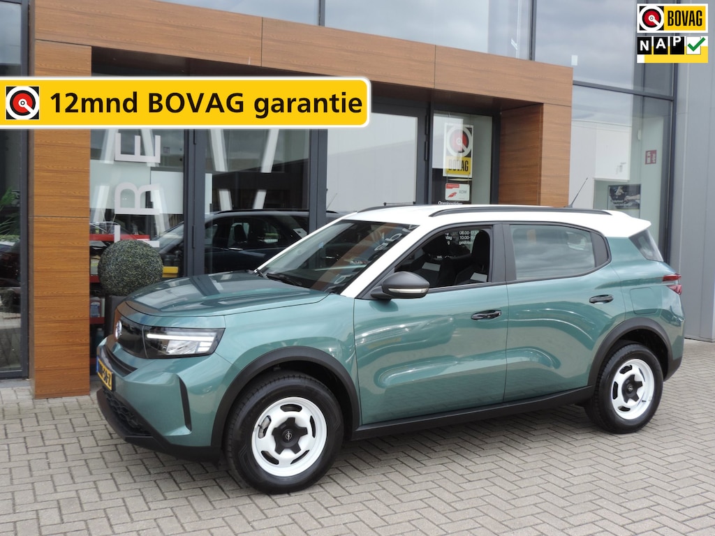 Opel Frontera 1.2-T Hybrid Edition 4.300km AUTOMAAT | Stuur/stoelverw | Camera | PDC | CarPlay | Navi | DAB | LED kopl