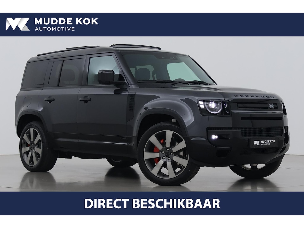 Land Rover Defender 110 P300e X | ClearSight | Meridian Surround | Trekhaak | Luchtvering | Koelbox | Panoramadak | 22 Inch