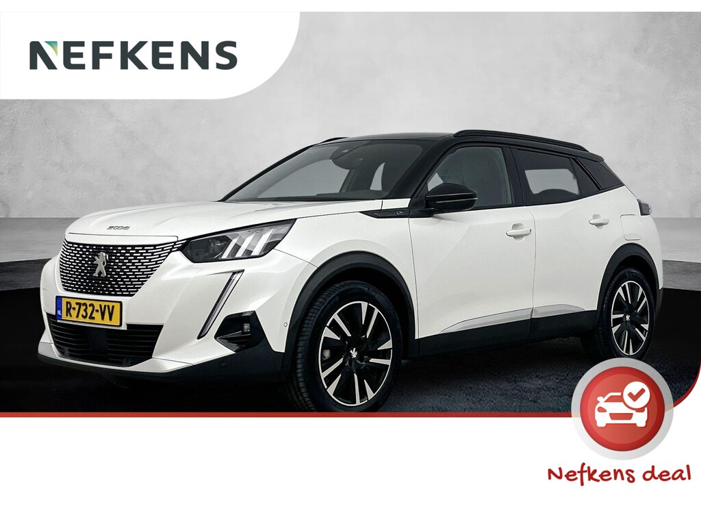 Peugeot e-2008 EV GT Pack 50 kWh | Dodehoek detectie | Alcantara stoelen | Camera | Navigatie | Interieur verlichting |SOH 96%