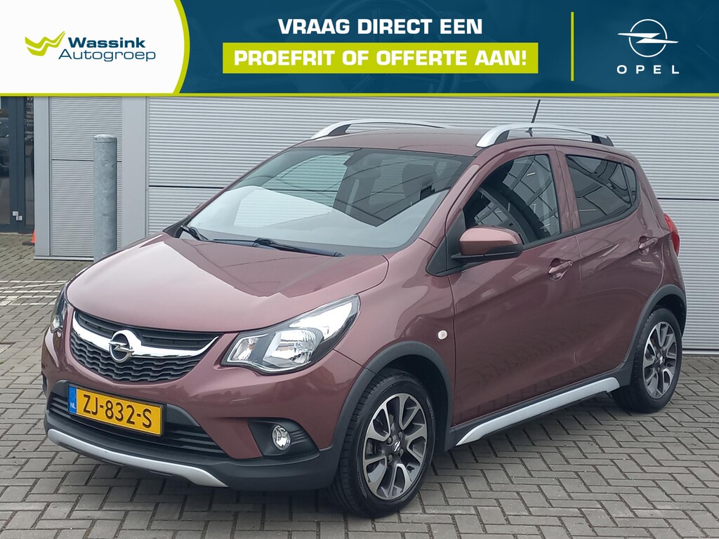 Opel Karl 1.0 Rocks Online Edition | Airconditioning | Navigatie via Apple / Android | Lm velgen | 5-zitplaatsen | Privacy glass