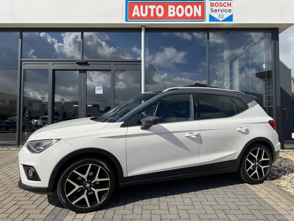 SEAT Arona 1.0 TSI 116PK FR DSG7 AUTOMAAT APPCARPLAY/NAVI/LED /SFEERVERLICHTING/P-CAM/CLIMA/2XPDC/18''LMV/2XKEYLESS/TREKHAAKAFNEEMBAAR 1 EIG./NL AUTO/KM=NAP
