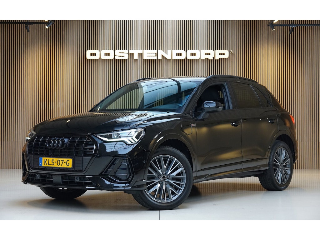 Audi Q3 45TFSIe/245pk S-Line Blackstyle|2023|Matrix|Keyless|Cruise+ACC|PDC+Camera|Navi|Carplay/AndroidAuto|19"LMV|Winterpakket
