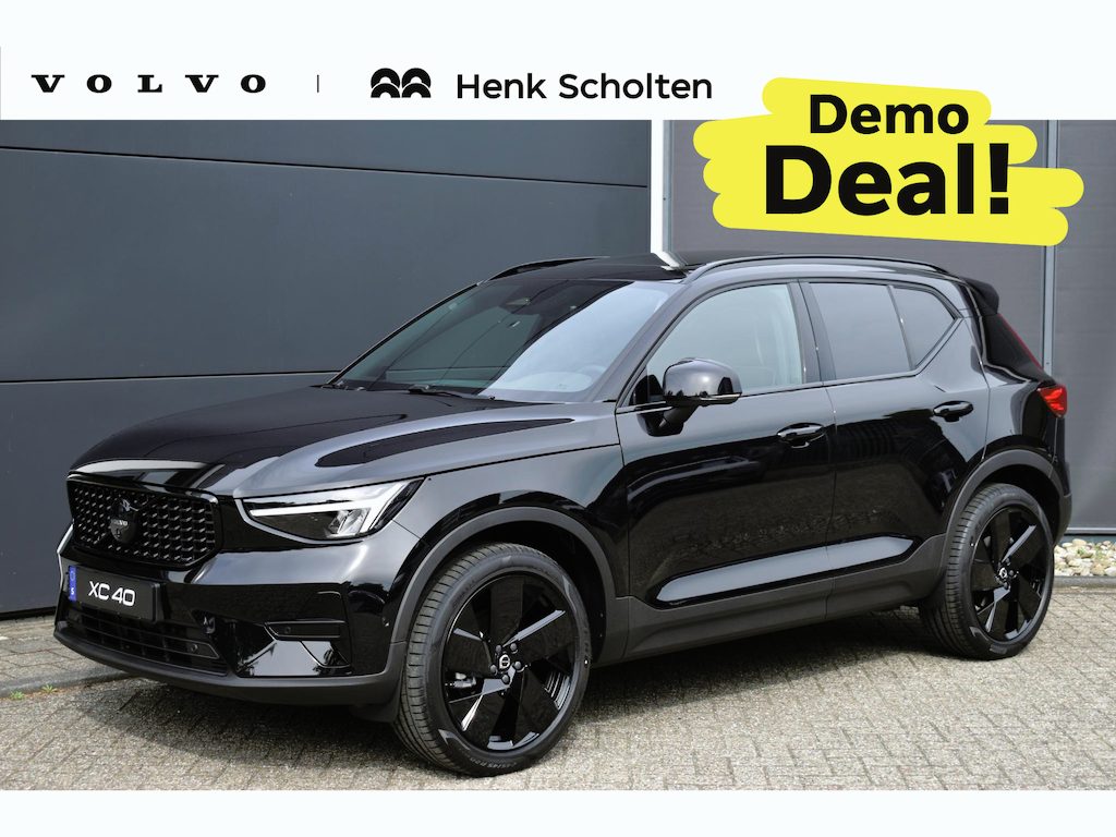 Volvo XC40 B4 Plus Black Edition | DEMO DEAL! | Panoramisch Schuif-/Kanteldak | 360 Graden Camera | Google Navigatie | Harman Kardon Premium Sound | Elektrische voorstoelen | Keyless | BLIS | Adaptieve Cruise Control | Pilot Assist | 20 inch Lichtmetalen Velgen | Elektrische Achterklep |