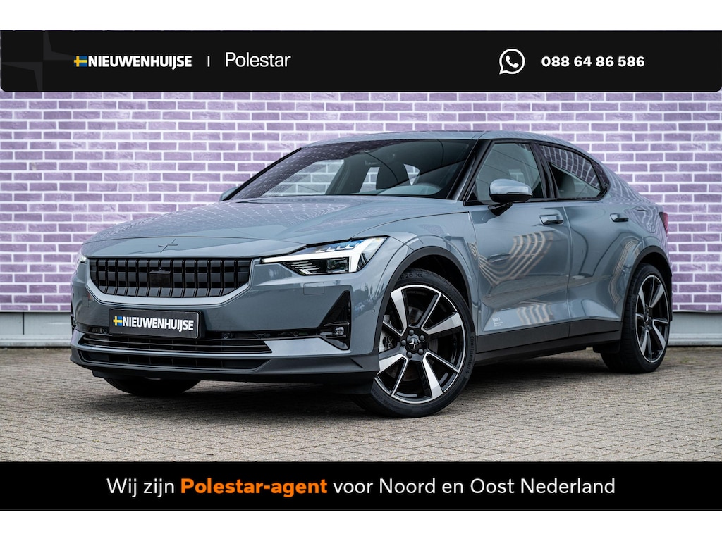 Polestar 2 Long Range Dual Motor Launch Edition 78kWh | Pilot | Plus | Adaptieve Cruise Control | Panoramadak | 20" Velgen | Harman Kardon Audio | Stoel-/Stuurverwarming | 360° Surround View Parkeercamera | Pixel LED |