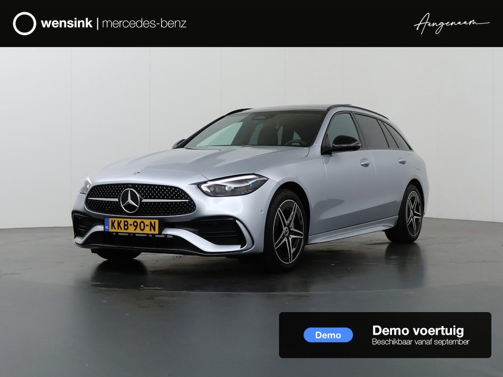 Mercedes-Benz C-klasse Estate 300 e Business Solution AMG | Night | Panoramadak | AMG Line Plus | Trekhaak | Head-up | Burmester |