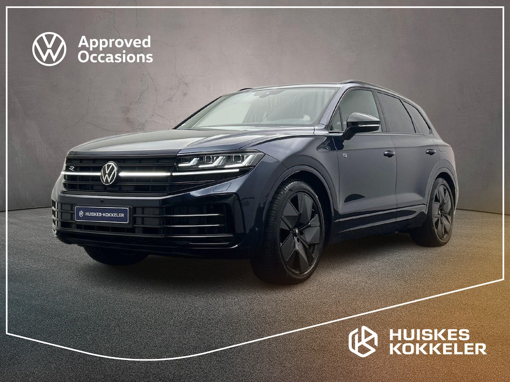 Volkswagen Touareg R 3.0 TSI eHybrid 462pk Tiptronic Trekhaak, Luchtvering, Lederen bekleding, 360 camera, Achteruitrijcamera, Adaptive cruise control, LED matrix koplampen