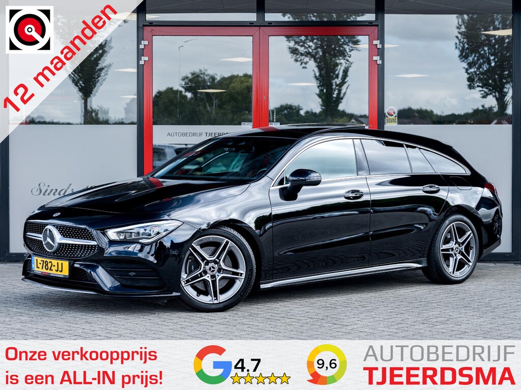 Mercedes-Benz CLA Shooting Brake 200 AMG | Burmester Audio | Schuif/ Kantel | Wide Screen | Stoelverwarming | Memory Stoelen | Alcantara | Sfeerverlichting | Leder | Panoramadak | LED Koplampen | Cruise Control | Climate Control |