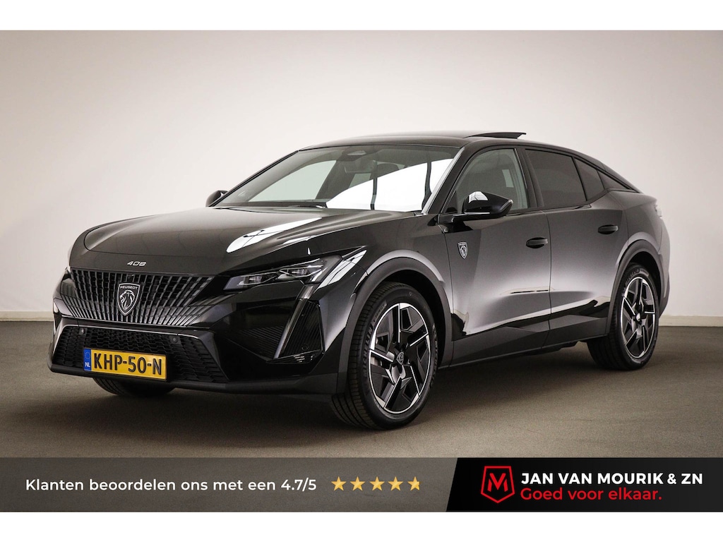 Peugeot 408 e-408 GT 58 kWh | NIEUW | PANORAMADAK | STUURVERWARMING | MASSAGE | DAB | APPLE | 360 CAMERA