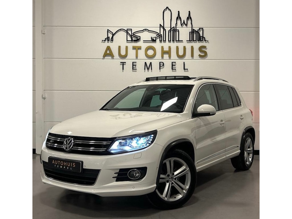 Volkswagen Tiguan 1.4 TSI Sport&Style 4motion R-line Edition Nap Pano Cruise Climate Led Pdc Navi Trekhaak Vol!