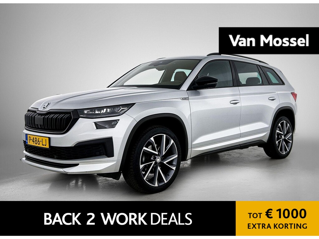 Skoda Kodiaq 1.5 TSI Sportline Business | Automaat | Apple Carplay / Android Auto | Stoelventilatie | Stoelverwarming | Achteruitrijcamera | Parkeersensoren | Lederen Bekleding |