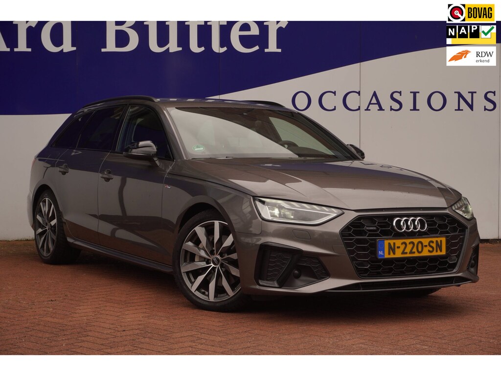 Audi A4 Avant 40 TFSI Quattro S edition / MatrixLED / Camera / AudiSound / Terragrijs / DEC-2021 / = DEALER ONDERHOUDEN !!