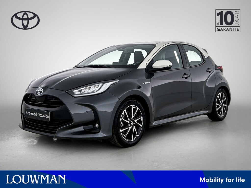 Toyota Yaris 1.5 Hybrid 115 Style Bi-tone + | Head-Up Display | Dodehoek detectie | Parkeersensoren voor+achter | Dodehoek detectie |  Draadloze telefoonlader | Keyless Entry/Start | Navigatie | Apple CarPlay/ Android auto |