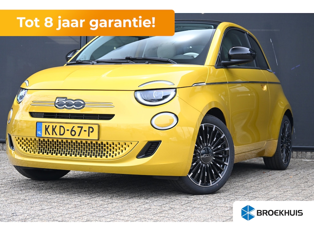 Fiat 500 1.0 Hybrid La Prima Demo-Deal! | Navigatie | JBL | Panoramadak | Stoelverwarming | Leder | !!