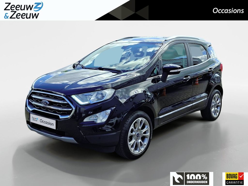 Ford EcoSport 1.0 EcoBoost Titanium | Dealer onderhouden | Stoel- stuur en voorruitverwarming | Navigatie | 17inch lichtmetalen velgen