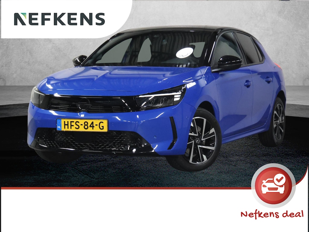 Opel Corsa 1.2 110PK Hybrid GS | 1ste eigenaar | AppleCarPlay/AndroidAuto | Climate Control | Cruise Control | Camera | Parkeersensoren | Navigatie | AUTOMAAT | LM velgen | Keyless | Two-Tone | LED | Parkeersensoren | Privacy Glass | Isofix |