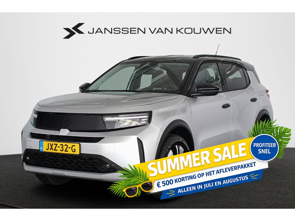 Opel Frontera 1.2 Turbo Hybrid GS 7p. 145PK Stoel-Stuur-Voorruitverwarming Apple CarPlay Achteruitrijcamera