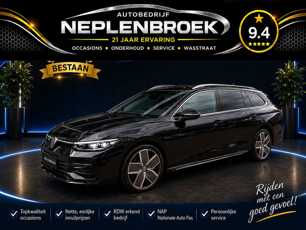 Volkswagen Passat Variant 1.5 Hybrid R-Line Edition E-tsi 150pk | Pano | IQ.Light | ACC | Ergo active + massage