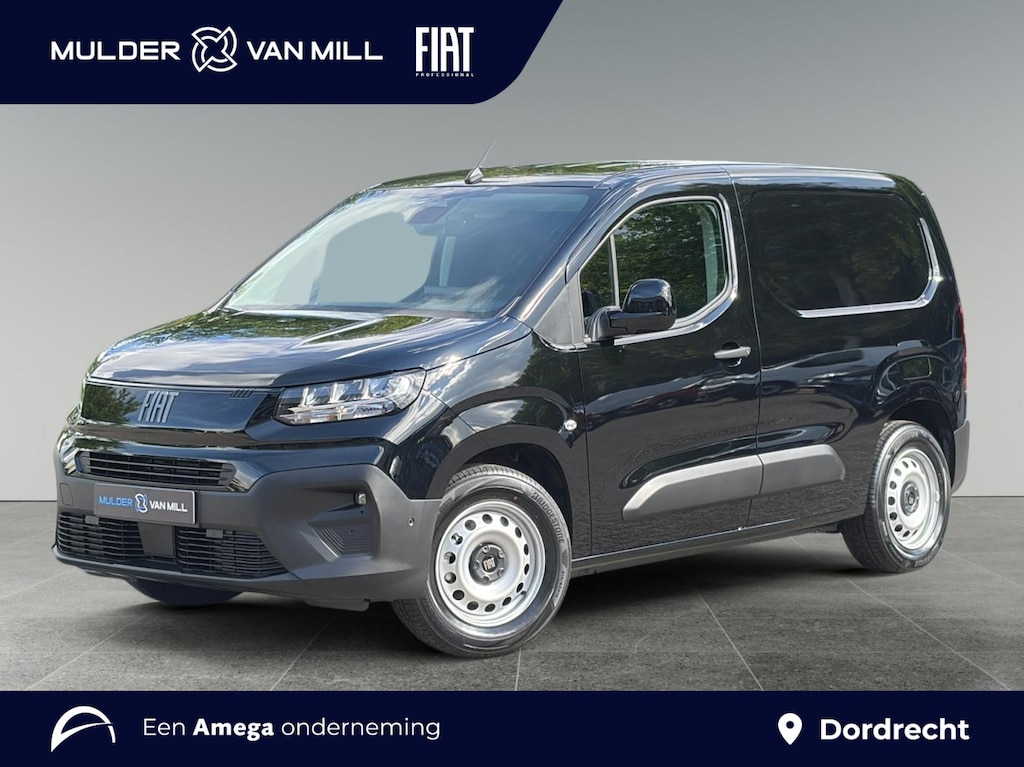 Fiat E-Doblò L1 50 kWh 136pk | ACTIE | 8 jaar garantie | 0% financial lease | 2-zits | Houten afwerking laadruimte | NAVI | Apple Carplay | Android Auto | Multimedia | Digital cockpit | Stuurwielbediening | Achteruitrijcamera | Parkeersensoren voor en achter | Dode hoek detectie | Licht- en regensensor | Mistlampen | Elektrisch inklapbare spiegels | Stoelverwarming | van €31.925 voor €26.795 ex. BTW rijklaar