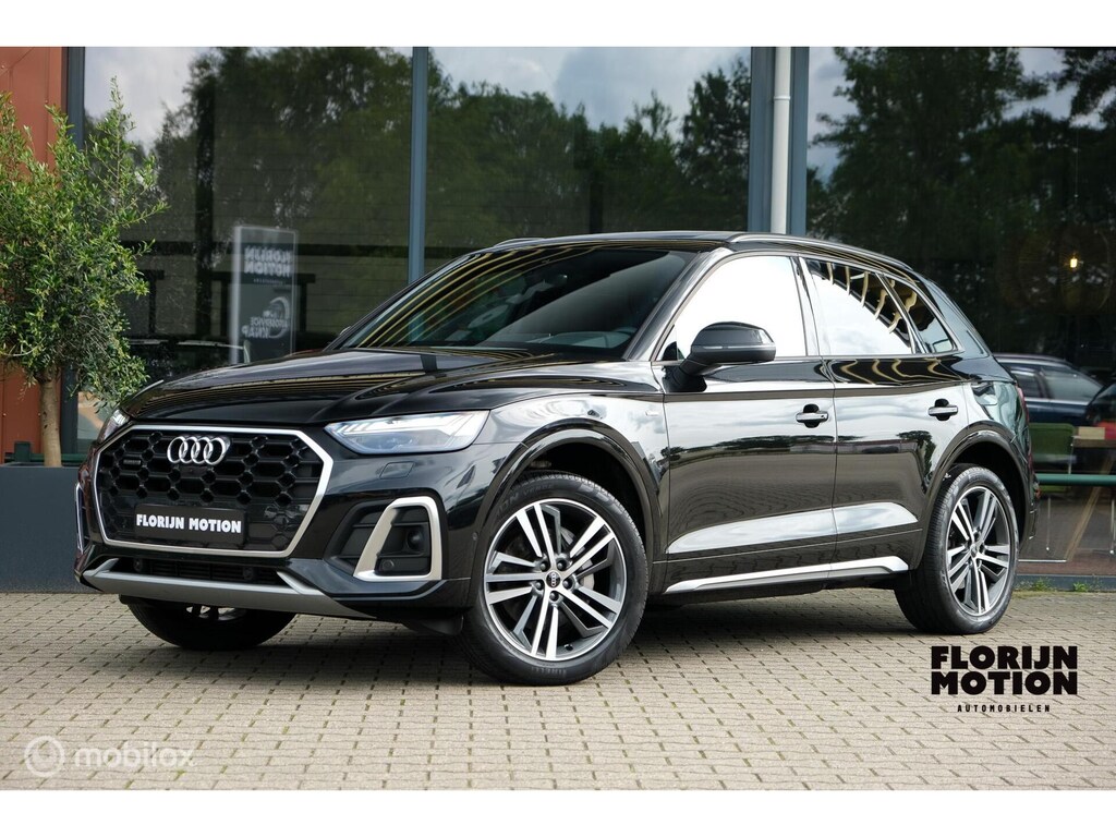 Audi Q5 55 TFSI e S edition | Panoramadak | Massage |Adaptieve cruise | Head up display | Keyless | Matrix led | Sfeerverlichting | Stoelverwarming
