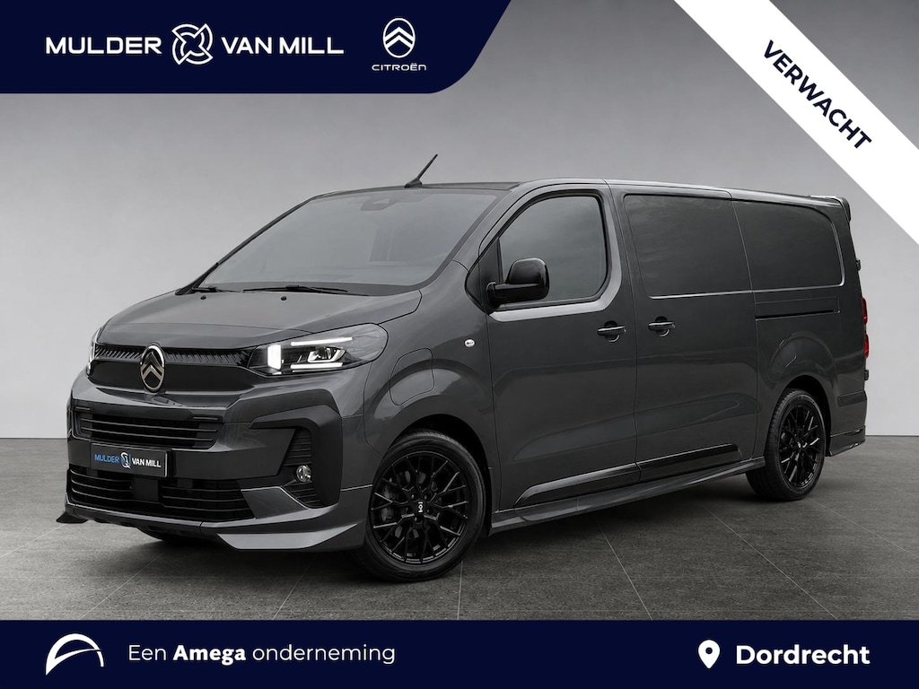 Citroën E-Jumpy L3 75 kWh 136pk | 0% financial lease | 8 jaar garantie | STX SPORT | Lederen bekleding STX | STX Pakket | Dakspoiler | Sideskirts | 18 inch zwarte velgen | 2-zits | Dubbele schuifdeur | City Pakket | Comfort Pakket | Exterieur Pakket | Full ECO LED verlichting | Winter Pakket | Houten afwerking laadruimte | Reservewiel | van €54.780 voor €42.995 ex. BTW rijklaar