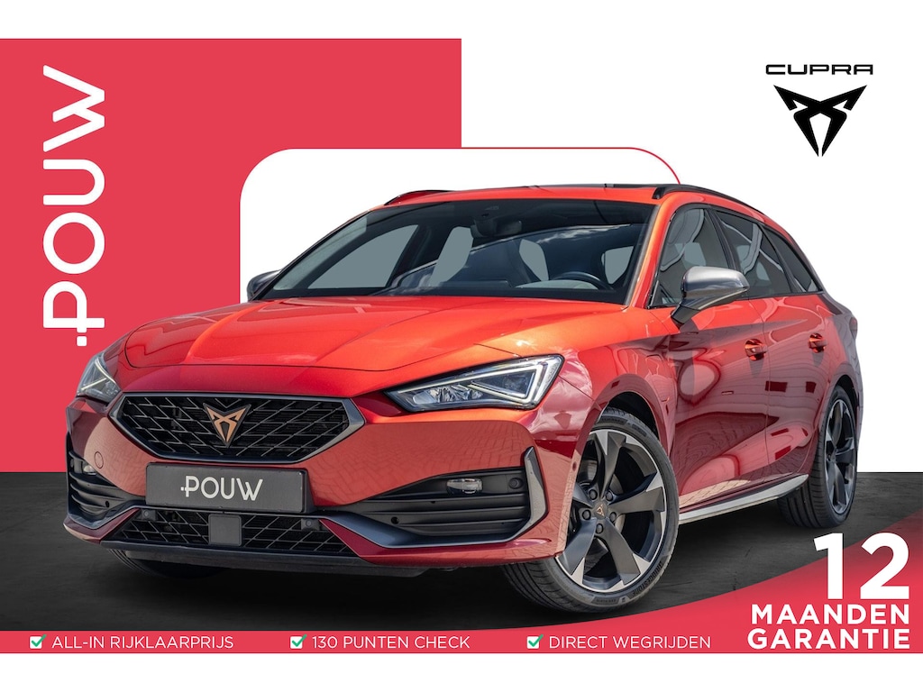 CUPRA Leon Sportstourer 1.4 e-Hybrid 204pk Business | SoH 94% | Panoramadak | Stoelverwarming | Navigatie | Full Link