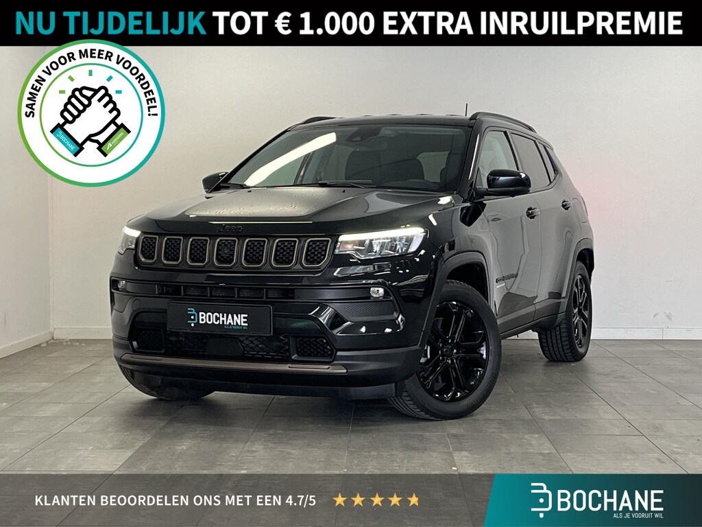 Jeep Compass 4xe 240 Plug-in Hybrid Electric Upland | Dodehoekdetectie | Adaptive cruise | Parkeercamera V+A