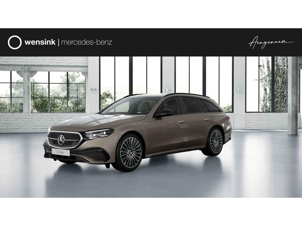 Mercedes-Benz E-klasse Estate 300 e Business Solution AMG | Leder | Stoenventilatie | Panoramaschuifdak  | Trekhaak | Advanced pakket | DIGITAL LIGHT |