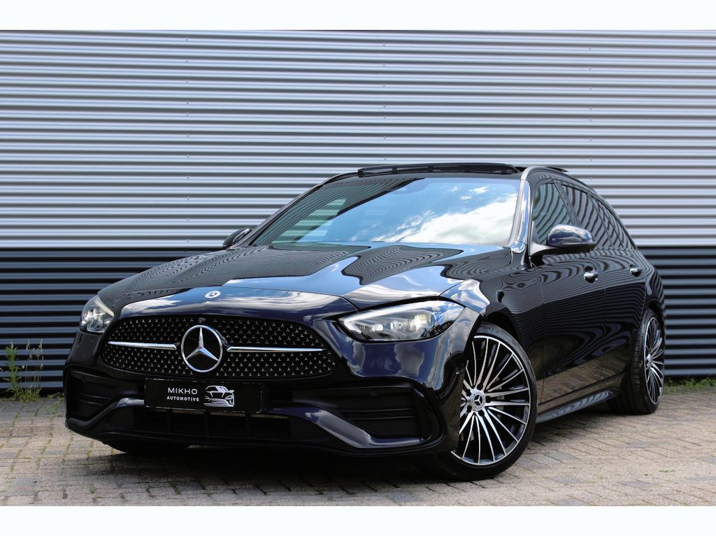 Mercedes-Benz C-klasse Estate 200 AMG | Panoramadak | sfeerverlichting | Night pakket | 360 Camera | Stoelverwarming | Memory seat