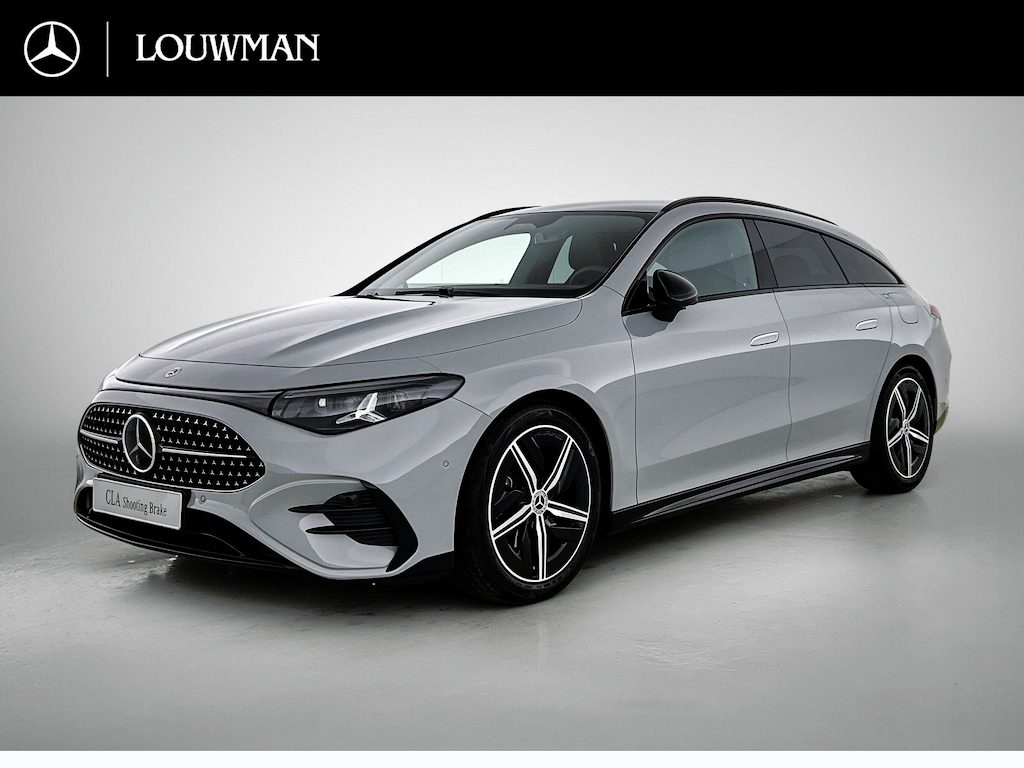 Mercedes-Benz CLA Shooting Brake 180 Business Solution AMG | Nightpakket | Parkeerpakket | Trekhaak | MULTIBEAM LED | Sportstoelen | URBAN GUARD | Sierdelen geborsteld aluminium lightlines | MBUX virtuele assistent | 18" vijfspaaks lichtmetalen AMG-velgen |