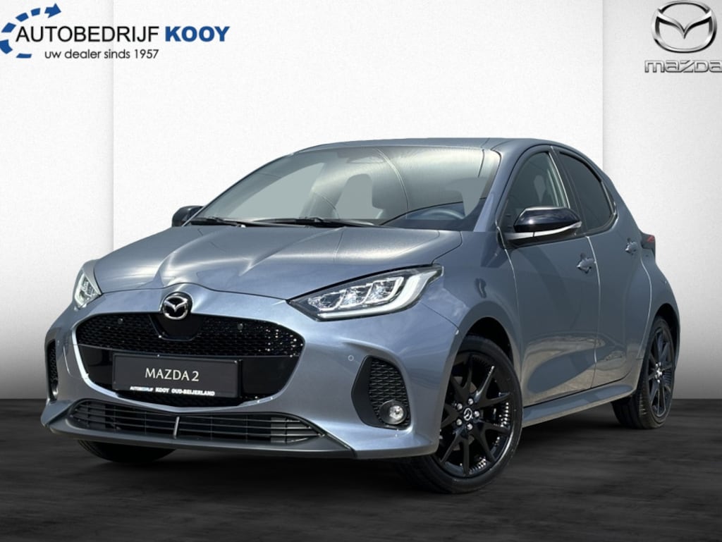 Mazda 2 Hybrid 1.5 Homura / Uit Voorraad Leverbaar! / Nieuwe kleur: Sky Grey