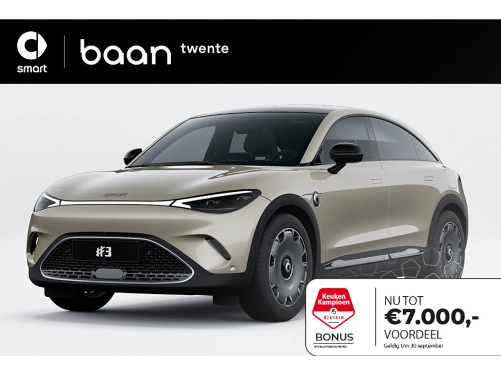 smart #3 Premium 66 kWh | KKD Actie! | Van € 43.175,- voor € 36.174,- |