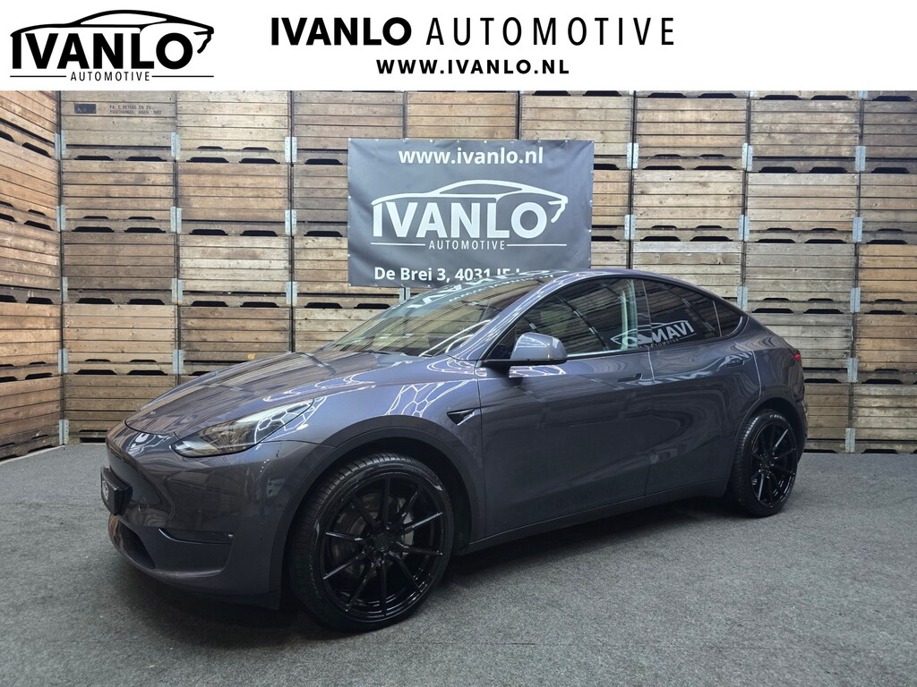 Tesla Model Y Long Range AWD 75 kWh Clima Cruise 360 Leder LED 21"LM 90.4% SOH
