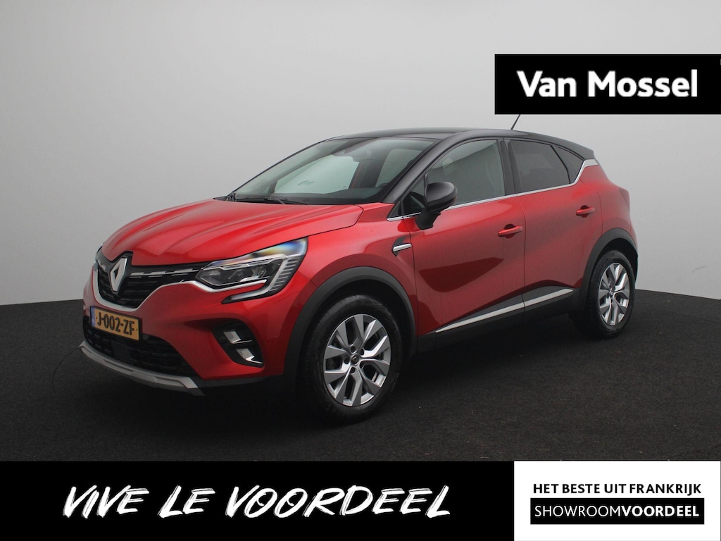 Renault Captur TCe 100 Intens | Parkeersensoren v+a met achteruitrijcamera | Pack EASY LINK navigatie met Apple Carplay & Android Auto | Cruise Control | Climate Control | LED koplampen |