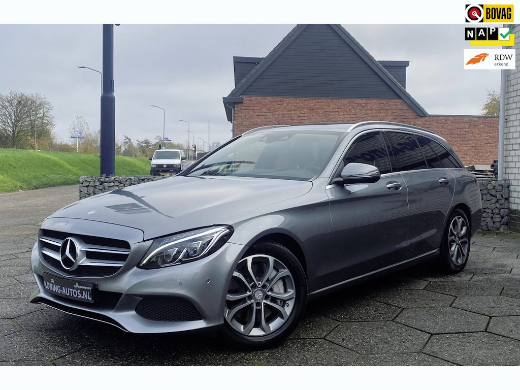 Mercedes-Benz C-klasse Estate 350 e HUD/ Vol leder/ Burmester/ Camera/ Keyless/ NAP/ Dealer onderh.
